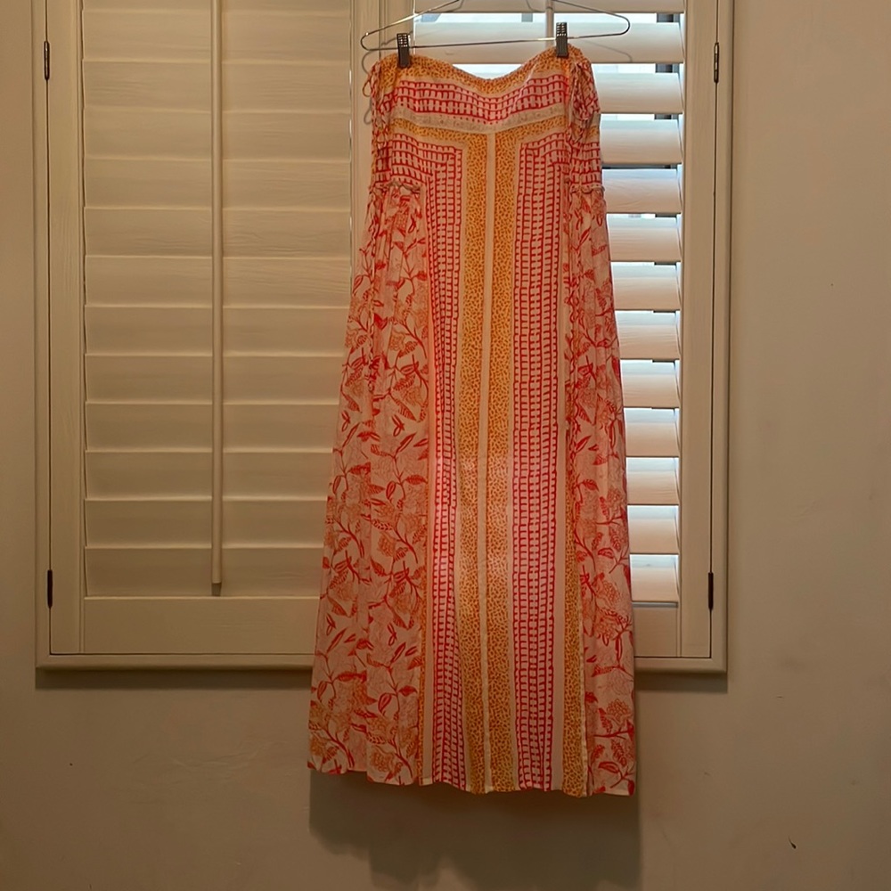 M Floral Free People maxi skirt